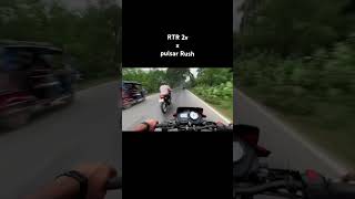 RTR 2V vs Pulsar 150 Rush 🙃 automobile motovlog rider bikeride unfrezzmyaccount biker views [upl. by Rosamond766]