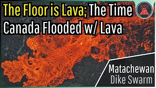 When Lava Flooded East Canada The Matachewan Dike Swarm [upl. by Naanac]