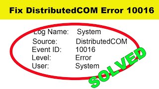 How To Solve DistributedCOM Error 10016 Windows 788110 [upl. by Lissie]