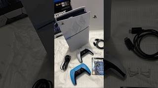 unboxing the PS5 Slim Fortnite digital edition  for the 30th anniversary of the PlayStation 🎮 [upl. by Latrell313]