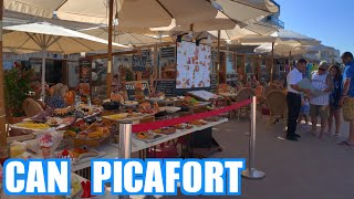 Can Picafort Mallorca 🇪🇸 Walking tour in 4K HDR [upl. by Meehsar]