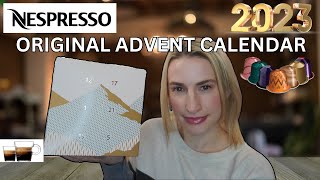 NESPRESSO Coffee Advent Calendar Unboxing 2023  Original Capsules [upl. by Notsob595]