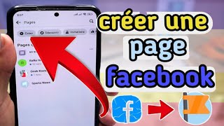 Comment créer une page Facebook 2024 [upl. by Leia]