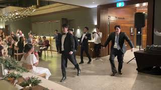 Groomsmen Surprise BTS Medley Wedding Dance [upl. by Ednew]