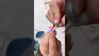 How to use gel nail stickers correctly💅🏽 nailart [upl. by Savart]