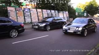 Mercedes E500 E550 Soundcheck Eisenmann E63 AMG 388PS 408 PS 382hp 402hp [upl. by Tracay747]