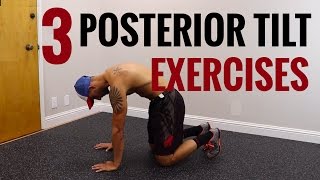 Posterior Pelvic Tilt Exercises for Correcting Anterior Pelvic Tilt [upl. by Greta98]