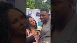 Jonathan Majors and Meagan Good at the 30th NAACP Theatre Awards in Los Angeles CA [upl. by Yorel412]