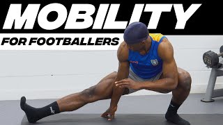 Mobility Routine For Footballers  INJURY PREVENTION [upl. by Anivla113]