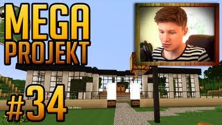 Schönes Haus  Minecraft Mega Projekt 34 Dner [upl. by Anuait]