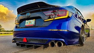 SFactor Fabrication Diffuser with Fins for Honda Accord 20182020 [upl. by Zebada]