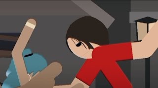 ET vs Billy Street fight animation  StickNodes [upl. by Kieran]