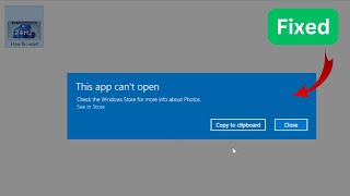 How to fix This app cant open issue on Windows 10  This app cant open windows 10 [upl. by Nived]