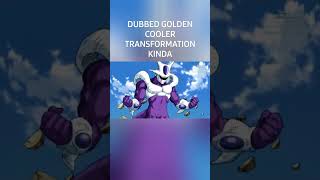 GOLDEN COOLER TRANSFORMATION DUB dbz sdbh cooler dbsuper [upl. by Allistir]