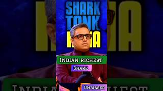 Who is the richest shark in shark tank India shorts viralshorts facts sharktankindia [upl. by Aliakam]