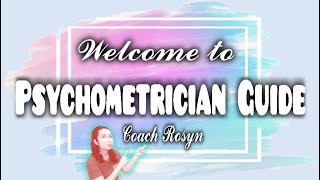 Introduction to Psychometrician Guide [upl. by Roselane356]