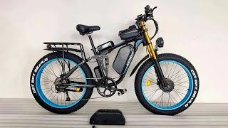 KETELES K800 Electric Bike 2000W dual Motors 23AH Battery Electric 26quot Inch Fat Tire EBike [upl. by Kristi]