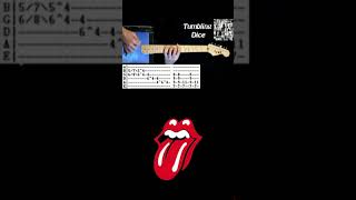 Rolling Stones Tumbling Dice Guitar Tab Cover [upl. by Enomas]