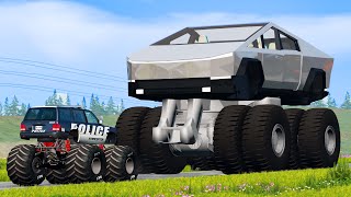 Giants Machines Crushes Cars 28  Beamng drive [upl. by Jodoin894]