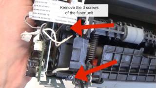 Disassembly Samsung ML1660 1665 Laser Printer [upl. by Ennairol]