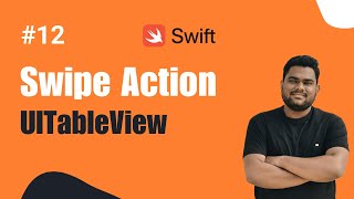 Add buttons on UITableViewCell Leading amp TrailingLeft amp Right Swipe Actions in Swift 5 Hindi [upl. by Arama]