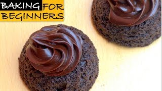 Eggless Chocolate Cake Recipe  Baking In A Convection Microwave [upl. by Ennairol332]