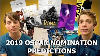 2019 FINAL Oscar Nomination Predictions [upl. by Roswald122]