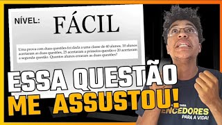 Uma prova com 2 questões foi dada a uma classe com 40 alunos 10 alunos acertaram as duas questões [upl. by Janik]