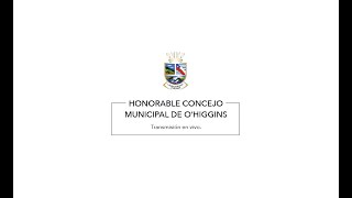 Honorable Concejo Municipal de OHiggins sesión n°20  10072024 [upl. by Dweck]