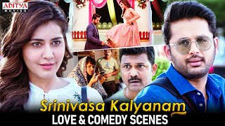 quotSrinivasa Kalyanamquot Movie Love amp Comedy Scenes  Nithiin Rashi Khanna Nandita  Aditya Movies [upl. by Delwyn]