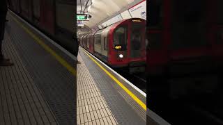 Central line train😇 train underground london 2024 interesting trainvideo trending [upl. by Enirolf]