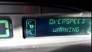 Overspeed Warning Inactive Xsara Picasso [upl. by Nilatak]