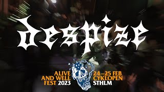 Despize  Alive and Well Fest  Stockholm  240223 [upl. by Ludwog338]