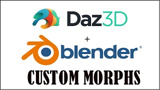 Daz3D Custom Morphs  Daz3D amp Blender3D [upl. by Aelanna]