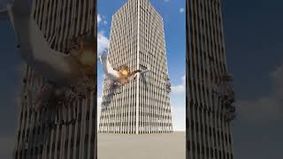 Plane Crash Into building 😱 teardown crash realistic [upl. by Chloras]