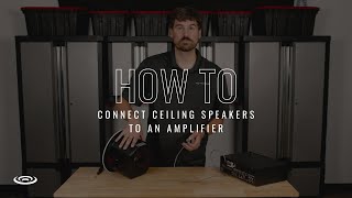 How to Connect Ceiling Speakers to an Amplifier [upl. by Naeerb]