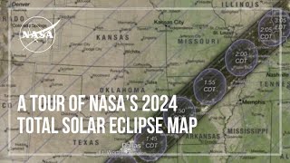 A Tour of NASA’s 2024 Solar Eclipse Map [upl. by Llenal]