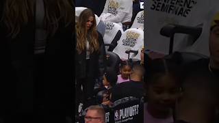 Khloe Kardashian was spotted with her kids at Tristan Thompsons recent basketball game [upl. by Ellehcem]