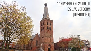 17112024  Ochtenddienst 0900  Oude Kerk  ds JW Verboom Apeldoorn [upl. by Heinrick]