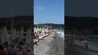 Nice beach Hot day on the French Riviera [upl. by Nadirehs]