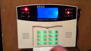 Alarmanlage GSM installieren [upl. by Haliehs421]