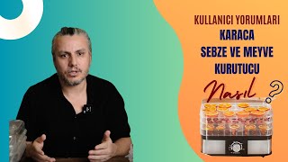 Karaca Meyve Sebze ve Et Kurutma Makinesi [upl. by Ongun]