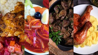 4 RECETAS PERUANAS DE CASA  SABORES DEL PERÚ [upl. by Elinet930]