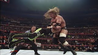 Triple H w Stephanie McMahon Helmsley vs XPac  RAW IS WAR 10100 [upl. by Rae]