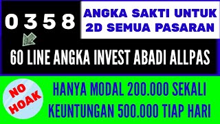 CARA YANG BENAR INVEST TOGEL 2D ABADI SEMUA PASARAN TANPA RUMUS DAN MENGHASILKAN [upl. by Airlie]