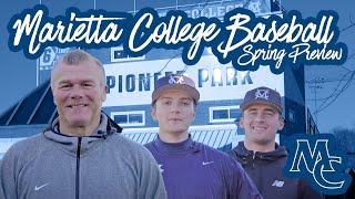 Marietta College Baseball Spring Preview 2024 [upl. by Ramar]