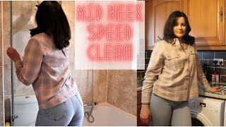 Clean With Me  An Essex Mums Mid Week Speed Clean  Kate Berry [upl. by Suzetta]