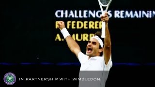 Roger Federer v Andy Murray 2012 Mens Final – Rolex Wimbledon Golden Moments [upl. by Fenella]