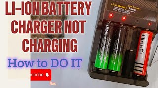 NOT CHARGING  4 BATTERY LIION BATTERY CHARGER [upl. by Amaral957]