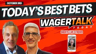 WAGERTALK TODAY BEST BETS  NFL WK 5 MLB  CFB WK 6  Free Picks [upl. by Gretal]